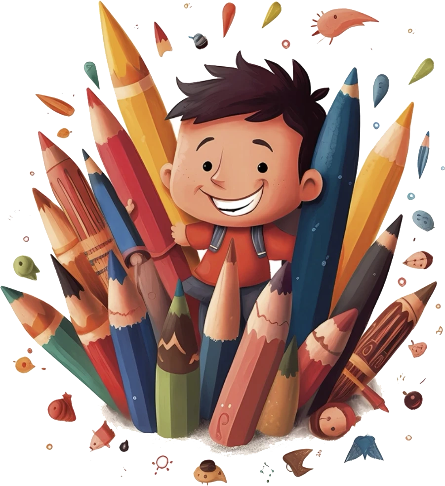 Logo Ilustracia Rozprávky pre malé pastelky Logo Ilustracia Rozprávky pre malé pastelky